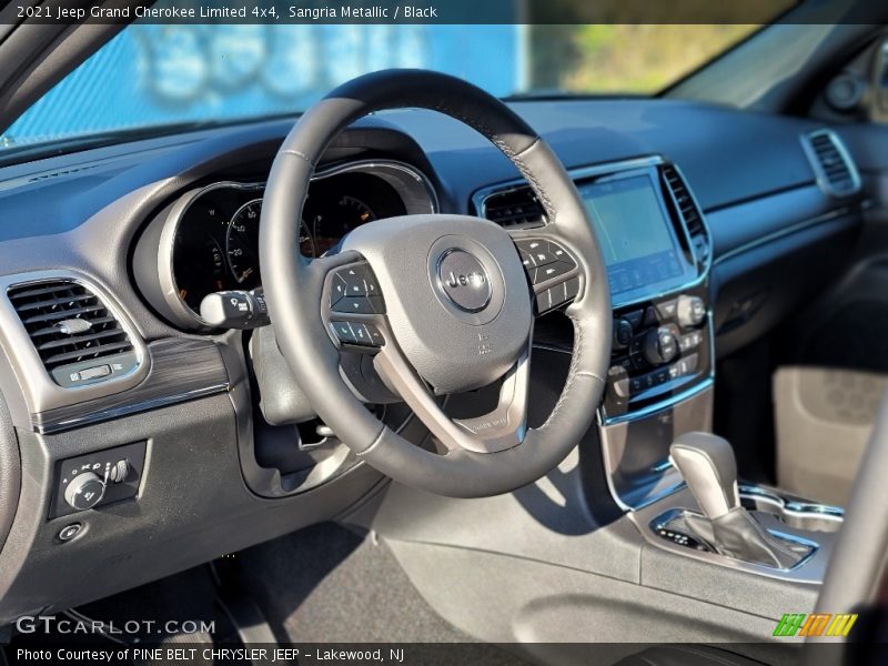 Sangria Metallic / Black 2021 Jeep Grand Cherokee Limited 4x4