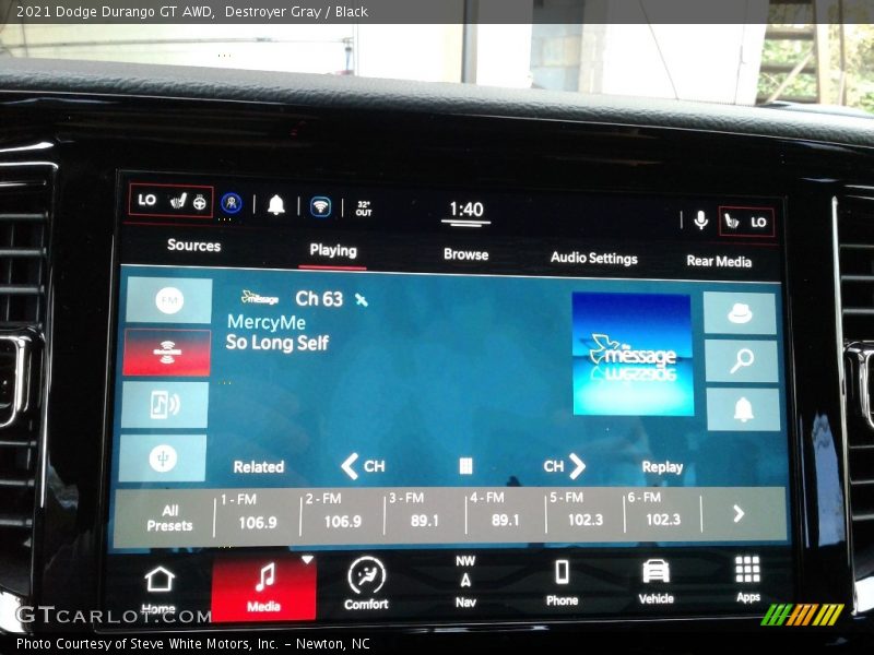 Destroyer Gray / Black 2021 Dodge Durango GT AWD