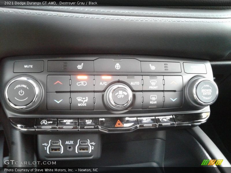 Controls of 2021 Durango GT AWD