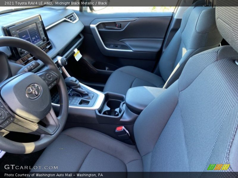Midnight Black Metallic / Black 2021 Toyota RAV4 LE AWD