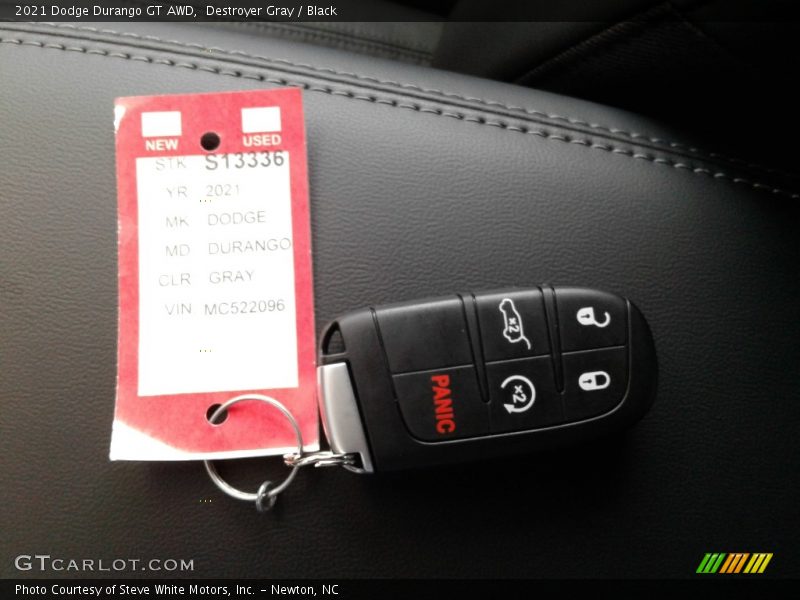 Destroyer Gray / Black 2021 Dodge Durango GT AWD