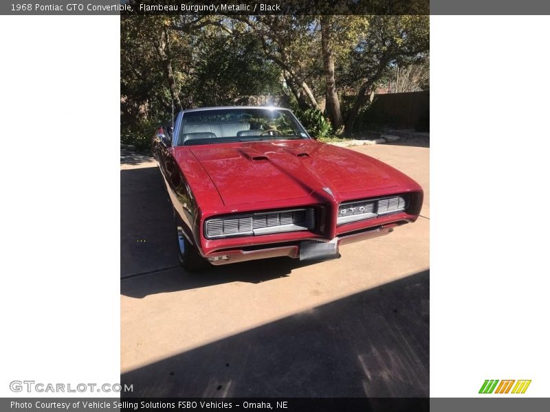  1968 GTO Convertible Flambeau Burgundy Metallic