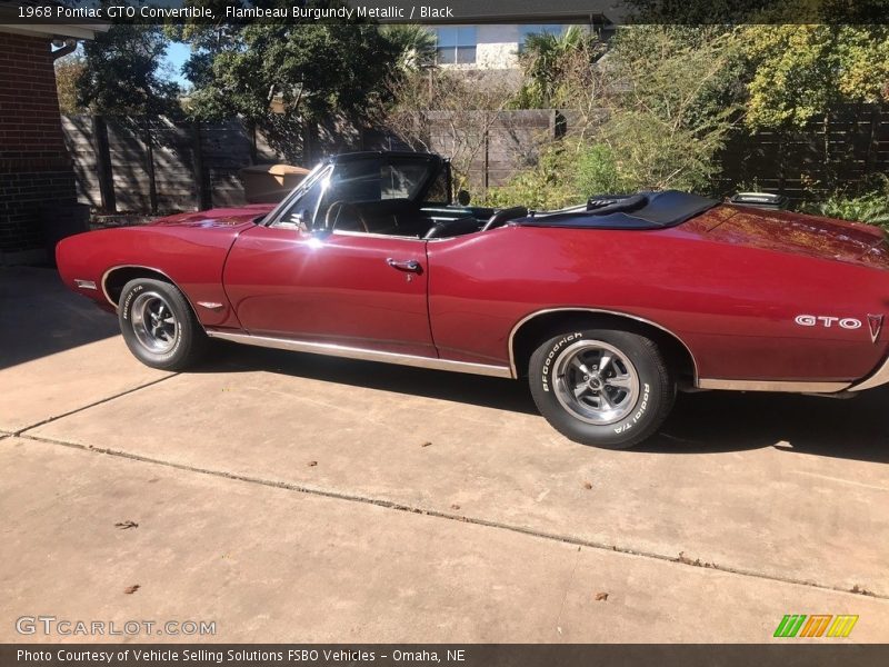  1968 GTO Convertible Flambeau Burgundy Metallic