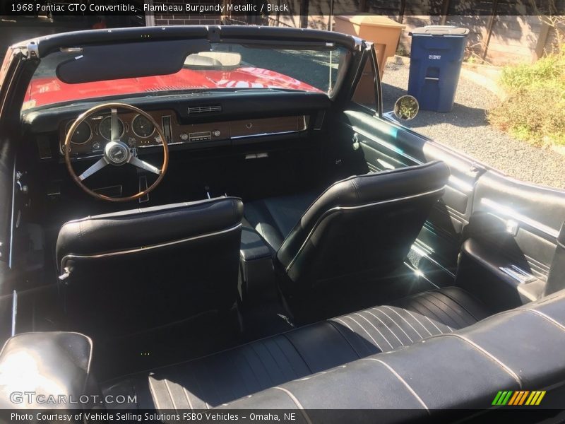 Front Seat of 1968 GTO Convertible