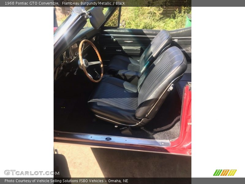  1968 GTO Convertible Black Interior