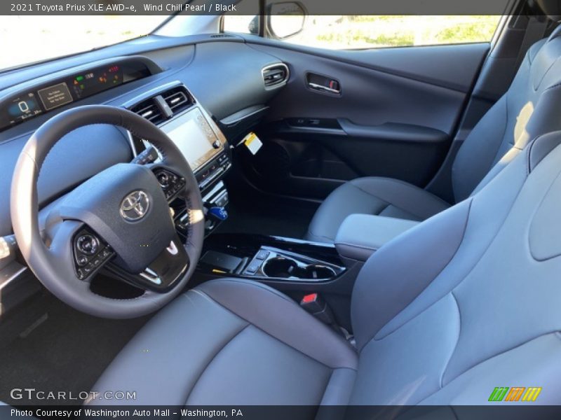 Wind Chill Pearl / Black 2021 Toyota Prius XLE AWD-e