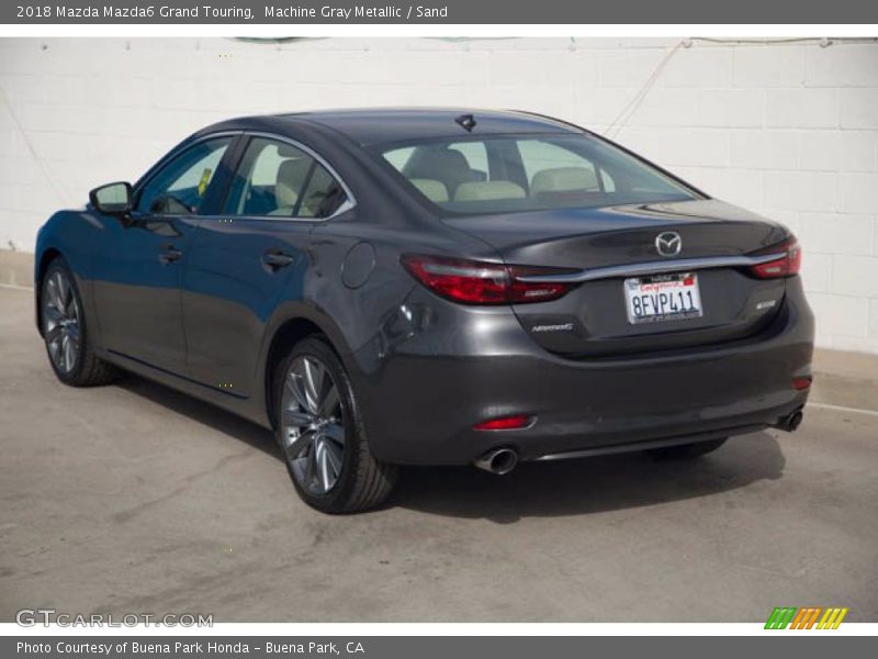 Machine Gray Metallic / Sand 2018 Mazda Mazda6 Grand Touring