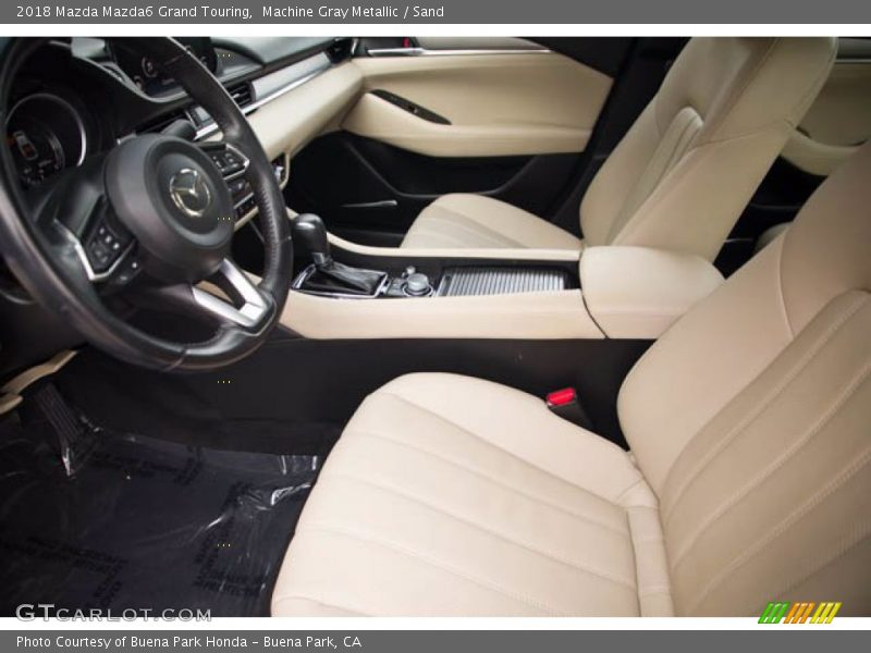 Machine Gray Metallic / Sand 2018 Mazda Mazda6 Grand Touring