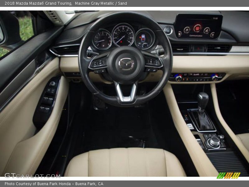 Machine Gray Metallic / Sand 2018 Mazda Mazda6 Grand Touring