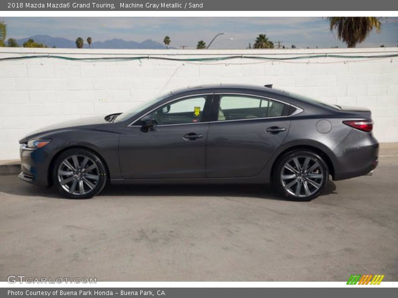 Machine Gray Metallic / Sand 2018 Mazda Mazda6 Grand Touring