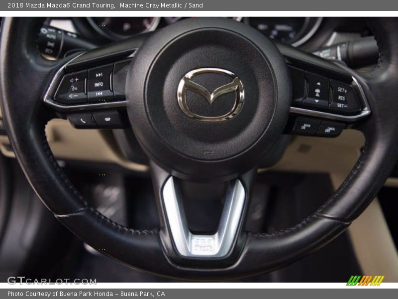 Machine Gray Metallic / Sand 2018 Mazda Mazda6 Grand Touring