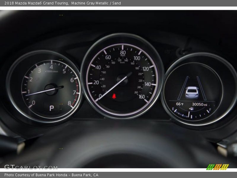 Machine Gray Metallic / Sand 2018 Mazda Mazda6 Grand Touring