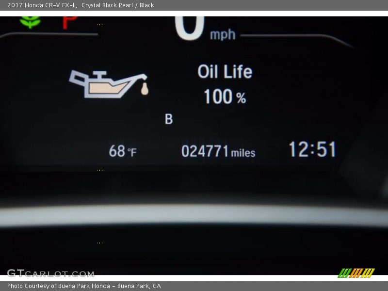 Crystal Black Pearl / Black 2017 Honda CR-V EX-L