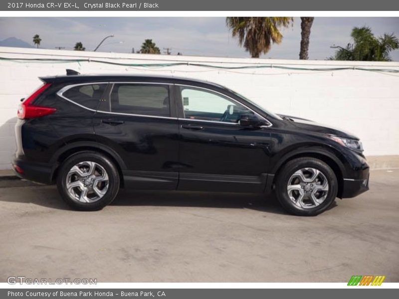 Crystal Black Pearl / Black 2017 Honda CR-V EX-L