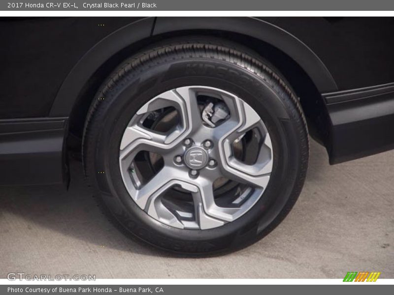 Crystal Black Pearl / Black 2017 Honda CR-V EX-L