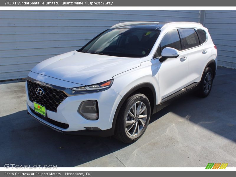 Quartz White / Espresso/Gray 2020 Hyundai Santa Fe Limited