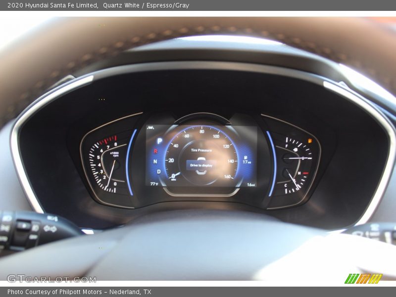 Quartz White / Espresso/Gray 2020 Hyundai Santa Fe Limited
