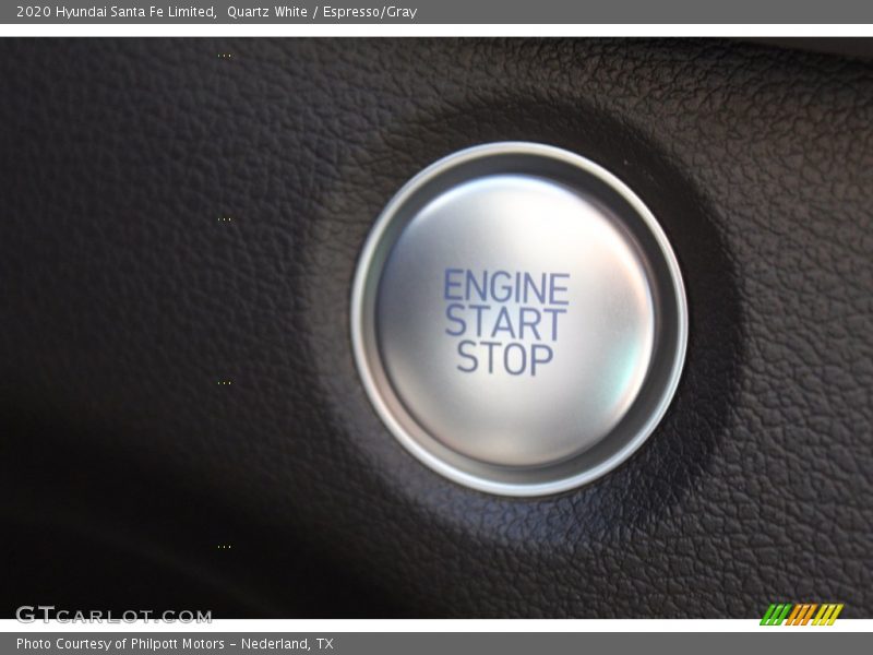 Quartz White / Espresso/Gray 2020 Hyundai Santa Fe Limited