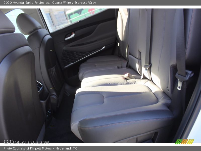Quartz White / Espresso/Gray 2020 Hyundai Santa Fe Limited