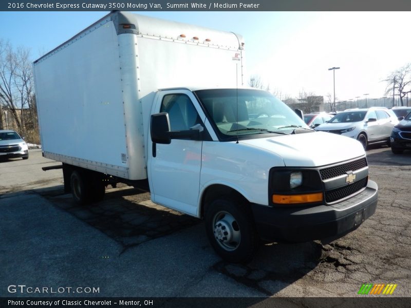  2016 Express Cutaway 3500 Moving Van Summit White