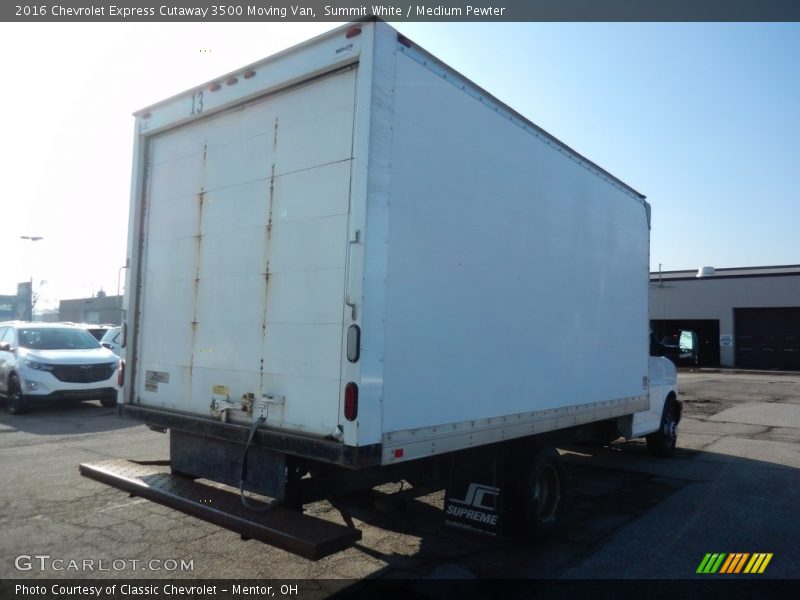 Summit White / Medium Pewter 2016 Chevrolet Express Cutaway 3500 Moving Van