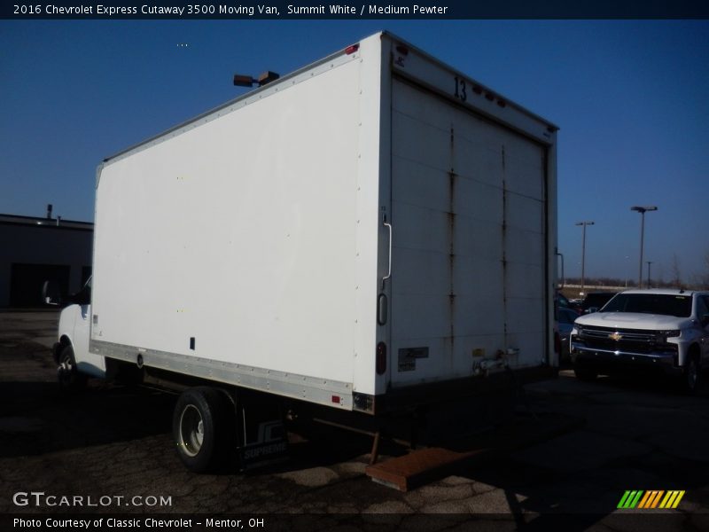 Summit White / Medium Pewter 2016 Chevrolet Express Cutaway 3500 Moving Van