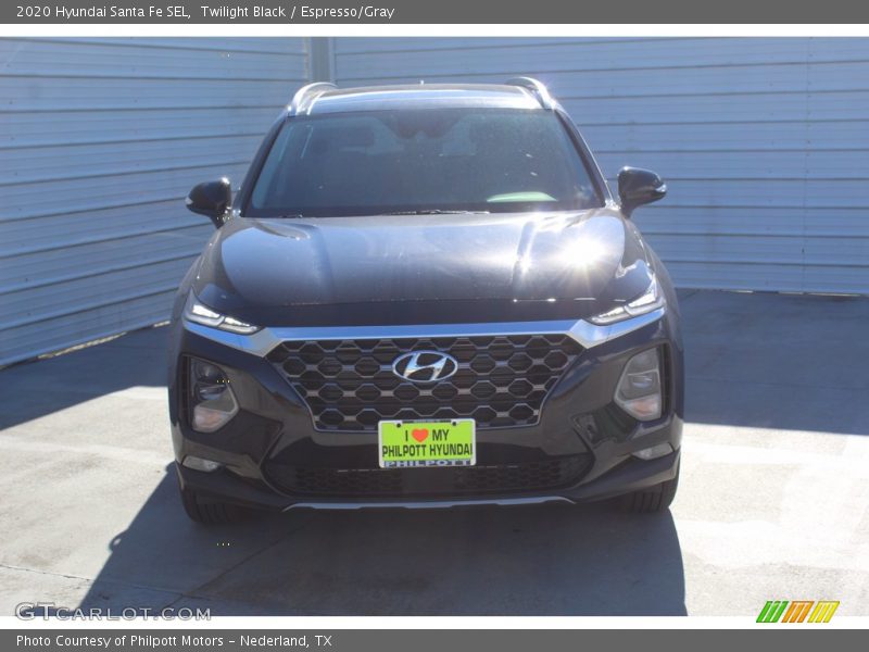 Twilight Black / Espresso/Gray 2020 Hyundai Santa Fe SEL