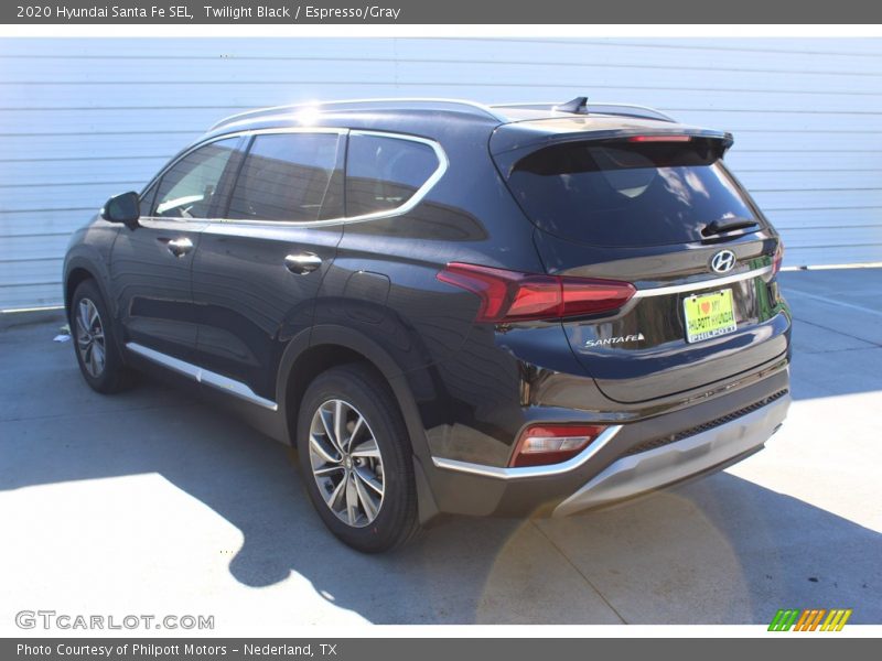 Twilight Black / Espresso/Gray 2020 Hyundai Santa Fe SEL