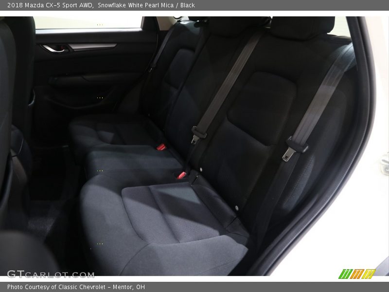 Snowflake White Pearl Mica / Black 2018 Mazda CX-5 Sport AWD