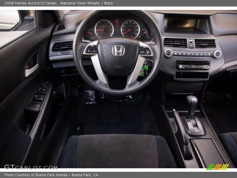 Alabaster Silver Metallic / Black 2008 Honda Accord LX Sedan