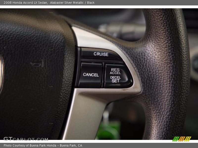 Alabaster Silver Metallic / Black 2008 Honda Accord LX Sedan