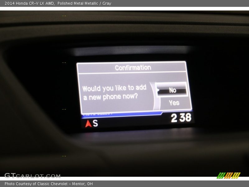 Polished Metal Metallic / Gray 2014 Honda CR-V LX AWD