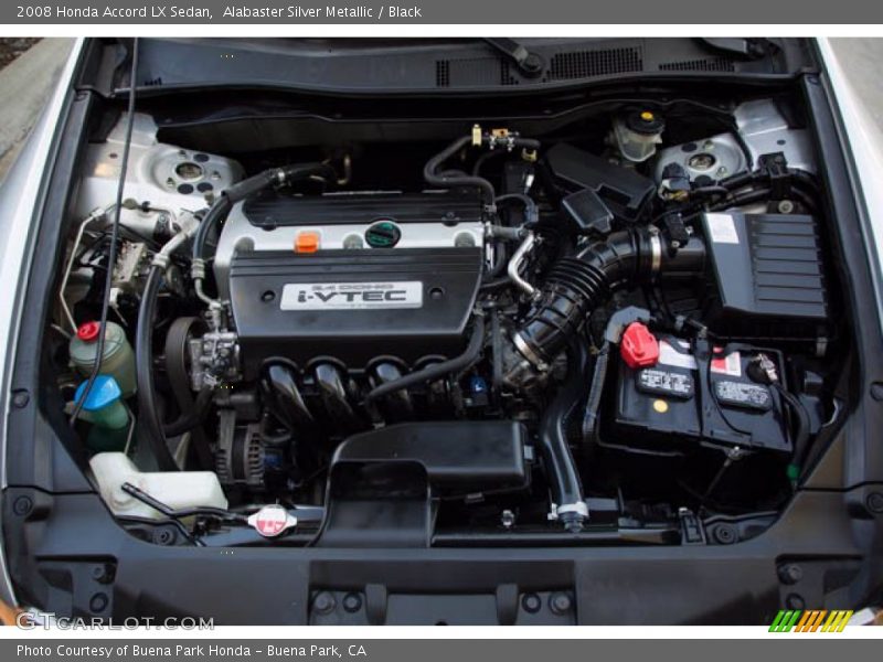 Alabaster Silver Metallic / Black 2008 Honda Accord LX Sedan