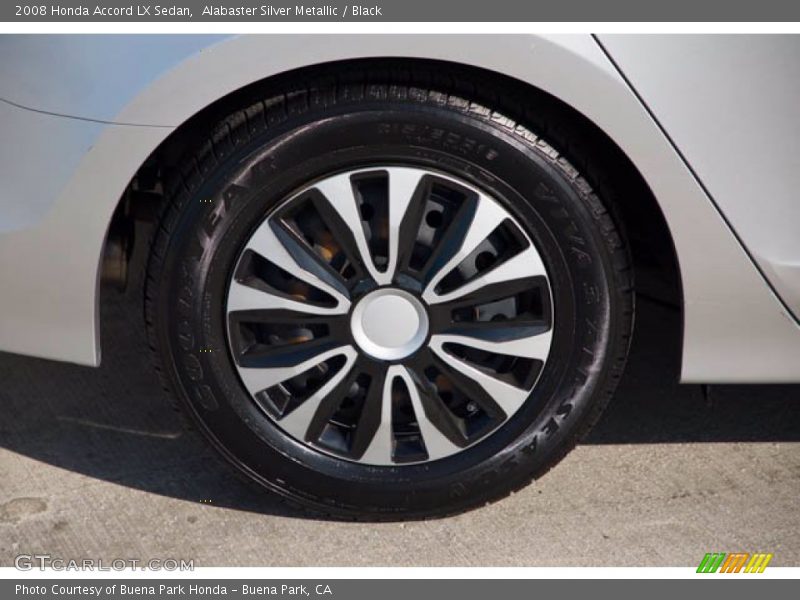 Alabaster Silver Metallic / Black 2008 Honda Accord LX Sedan