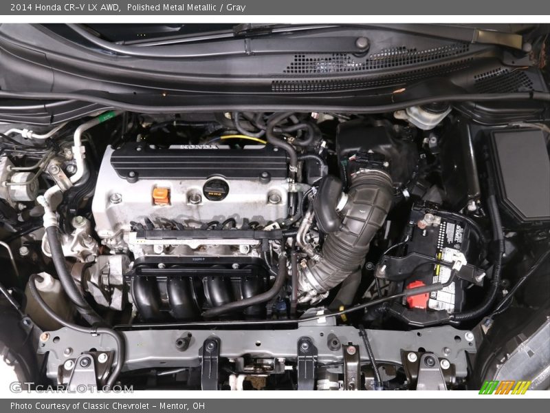 Polished Metal Metallic / Gray 2014 Honda CR-V LX AWD