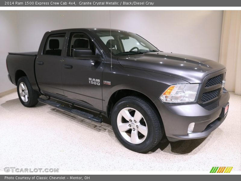 Granite Crystal Metallic / Black/Diesel Gray 2014 Ram 1500 Express Crew Cab 4x4