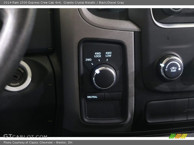 Granite Crystal Metallic / Black/Diesel Gray 2014 Ram 1500 Express Crew Cab 4x4