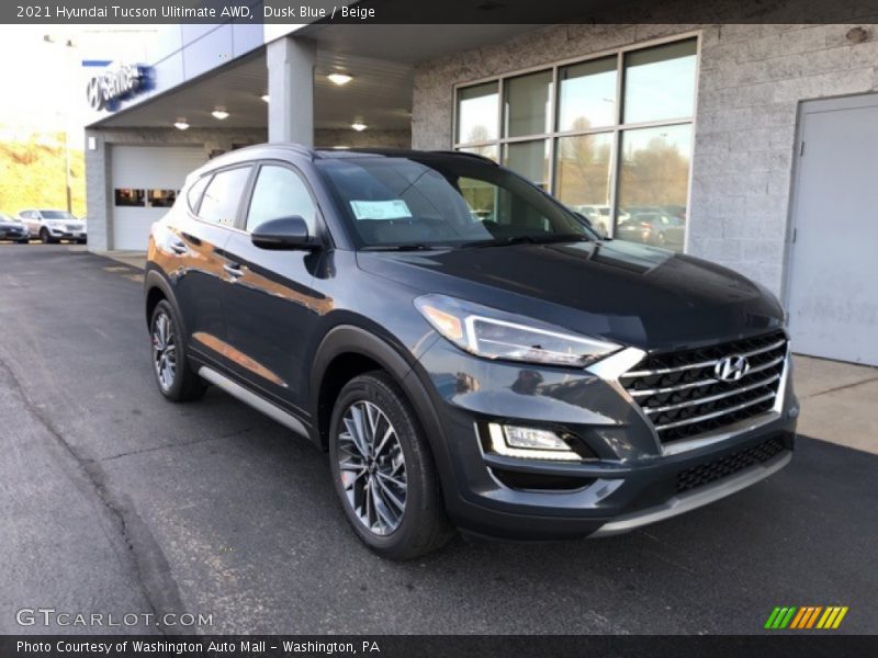 Dusk Blue / Beige 2021 Hyundai Tucson Ulitimate AWD