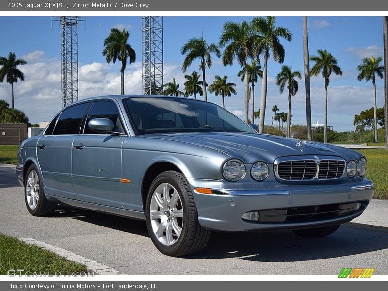 Zircon Metallic / Dove Grey 2005 Jaguar XJ XJ8 L