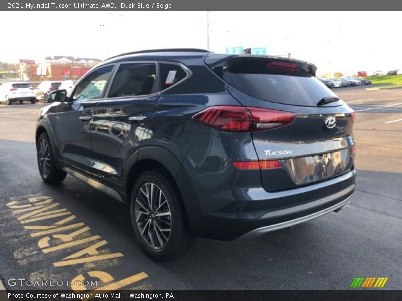 Dusk Blue / Beige 2021 Hyundai Tucson Ulitimate AWD