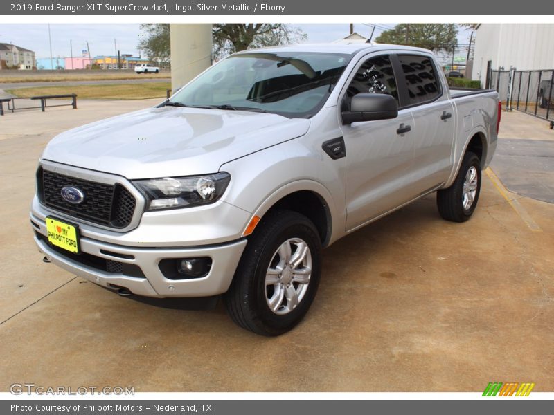 Ingot Silver Metallic / Ebony 2019 Ford Ranger XLT SuperCrew 4x4