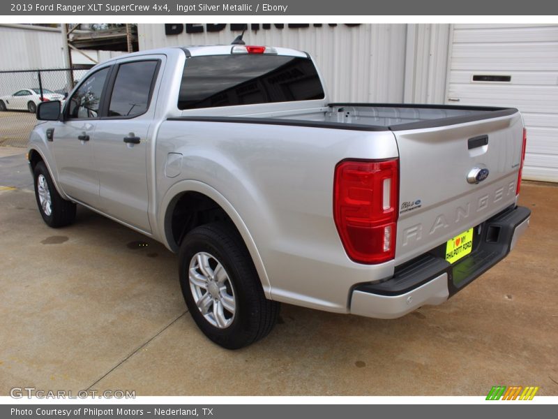Ingot Silver Metallic / Ebony 2019 Ford Ranger XLT SuperCrew 4x4
