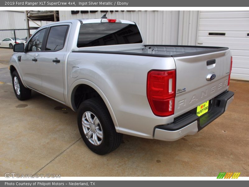 Ingot Silver Metallic / Ebony 2019 Ford Ranger XLT SuperCrew 4x4