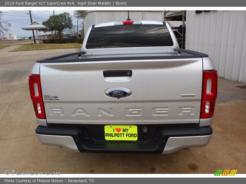 Ingot Silver Metallic / Ebony 2019 Ford Ranger XLT SuperCrew 4x4