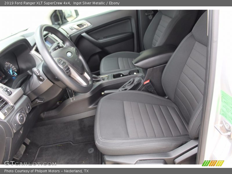 Ingot Silver Metallic / Ebony 2019 Ford Ranger XLT SuperCrew 4x4