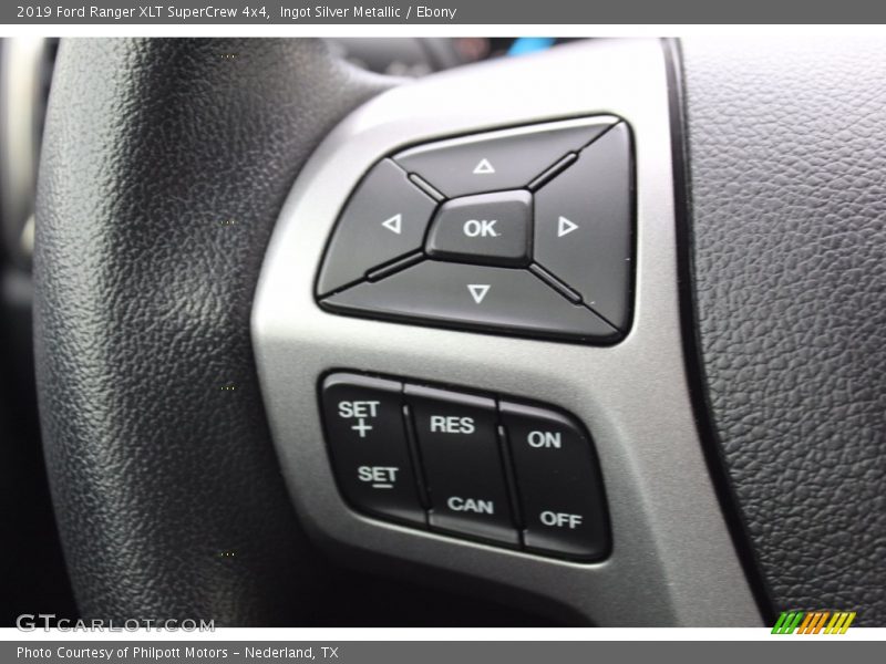 Ingot Silver Metallic / Ebony 2019 Ford Ranger XLT SuperCrew 4x4