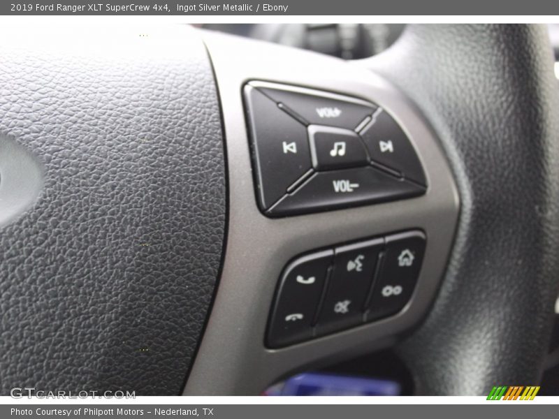 Ingot Silver Metallic / Ebony 2019 Ford Ranger XLT SuperCrew 4x4