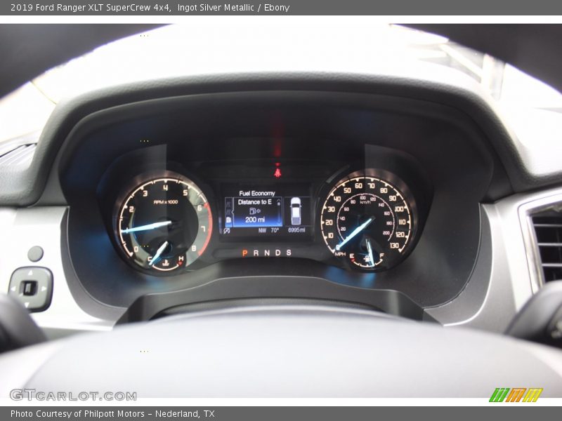 Ingot Silver Metallic / Ebony 2019 Ford Ranger XLT SuperCrew 4x4