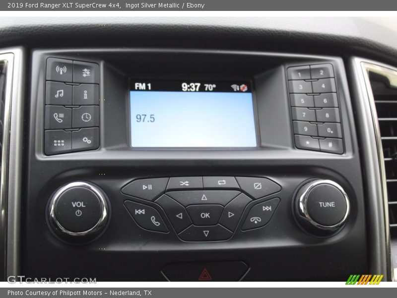 Ingot Silver Metallic / Ebony 2019 Ford Ranger XLT SuperCrew 4x4