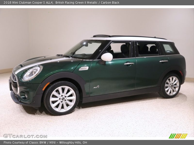 British Racing Green II Metallic / Carbon Black 2018 Mini Clubman Cooper S ALL4